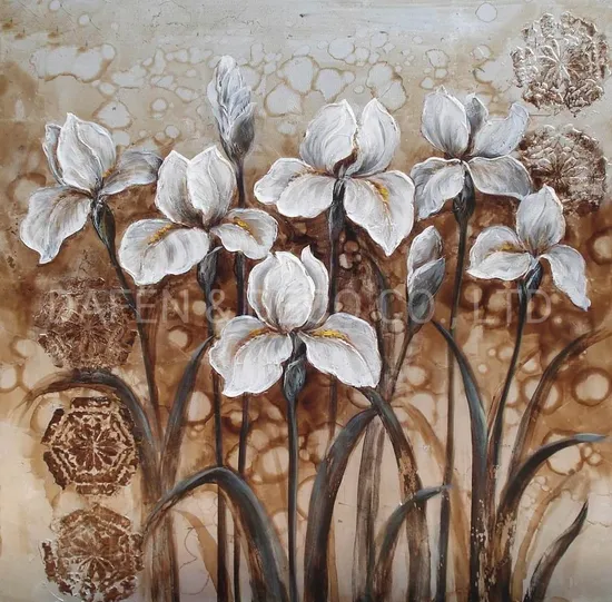 Floral 2019 New Design (ADC3061) Handmade Oil Painting Wall Decorative Art