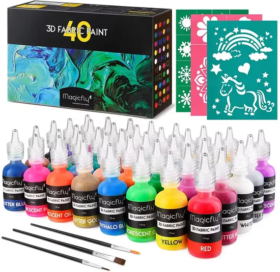 Factory Best Sale Good Quality 8 12 16 24 Colors for Kids Students Painting Acrylic Paint Pot Stripe 60/80ml 