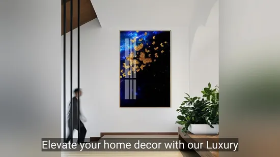 Luxury Crystal Wall Decor: Artistic Diamond Canvas for Modern Painting 