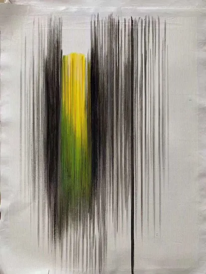 Handmade Abstract Acrylic Oil Painting for Hotel Projects 