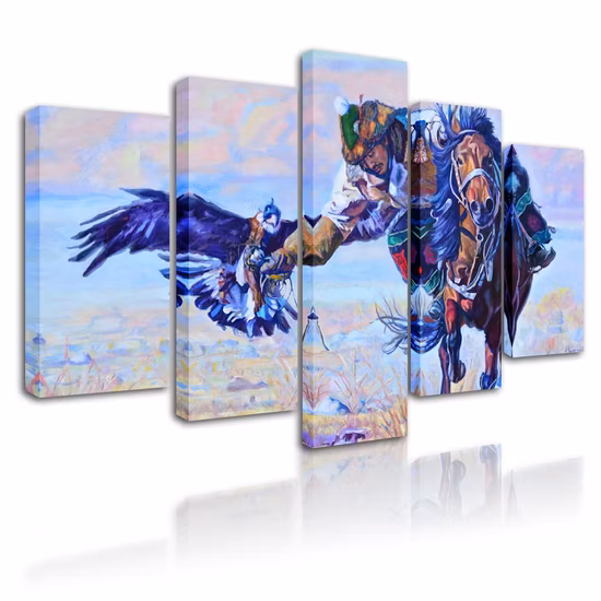 Oil Art Wall Picture Abstract Portrait Living Room Beauty Beautiful Animal Horse Painting