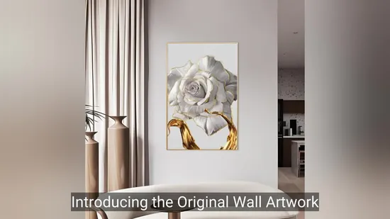 Original Wall Artwork on Customized Home Art with Canvas Decor Crystal Porcelain Painting 